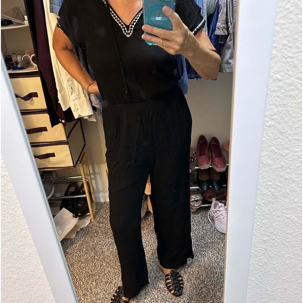 CURATIONS Jumpsuit with Embroidery